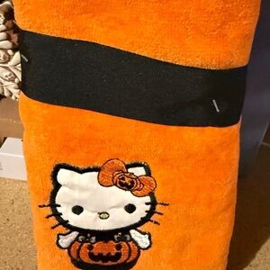 Hello Kitty Halloween pumpkin orange hand towels set of 2